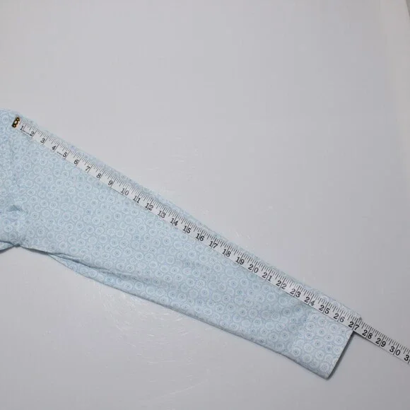 Fedeli NWT Dress Shirt Size 42 16.5 in Blue & White Cotton Blend